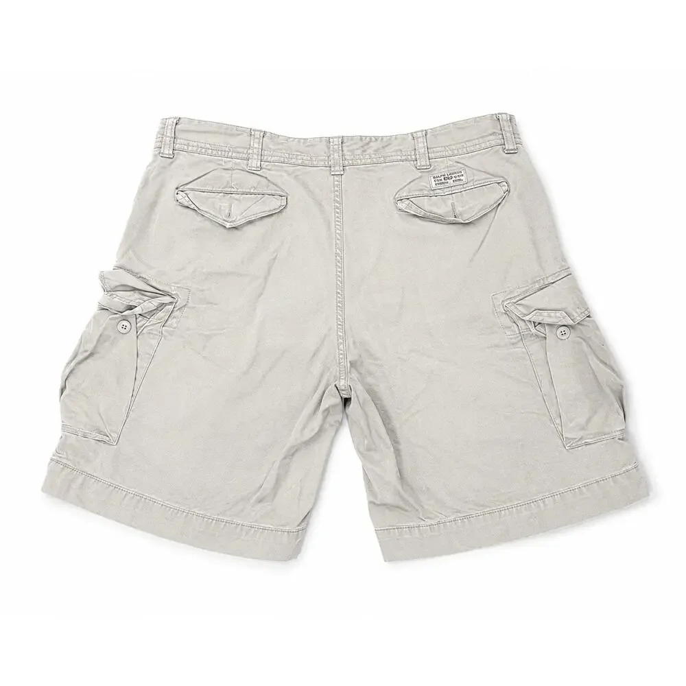 Polo Ralph Lauren Classic Chino 67 Cargo Shorts Men’s 38 Beige 100% Cotton